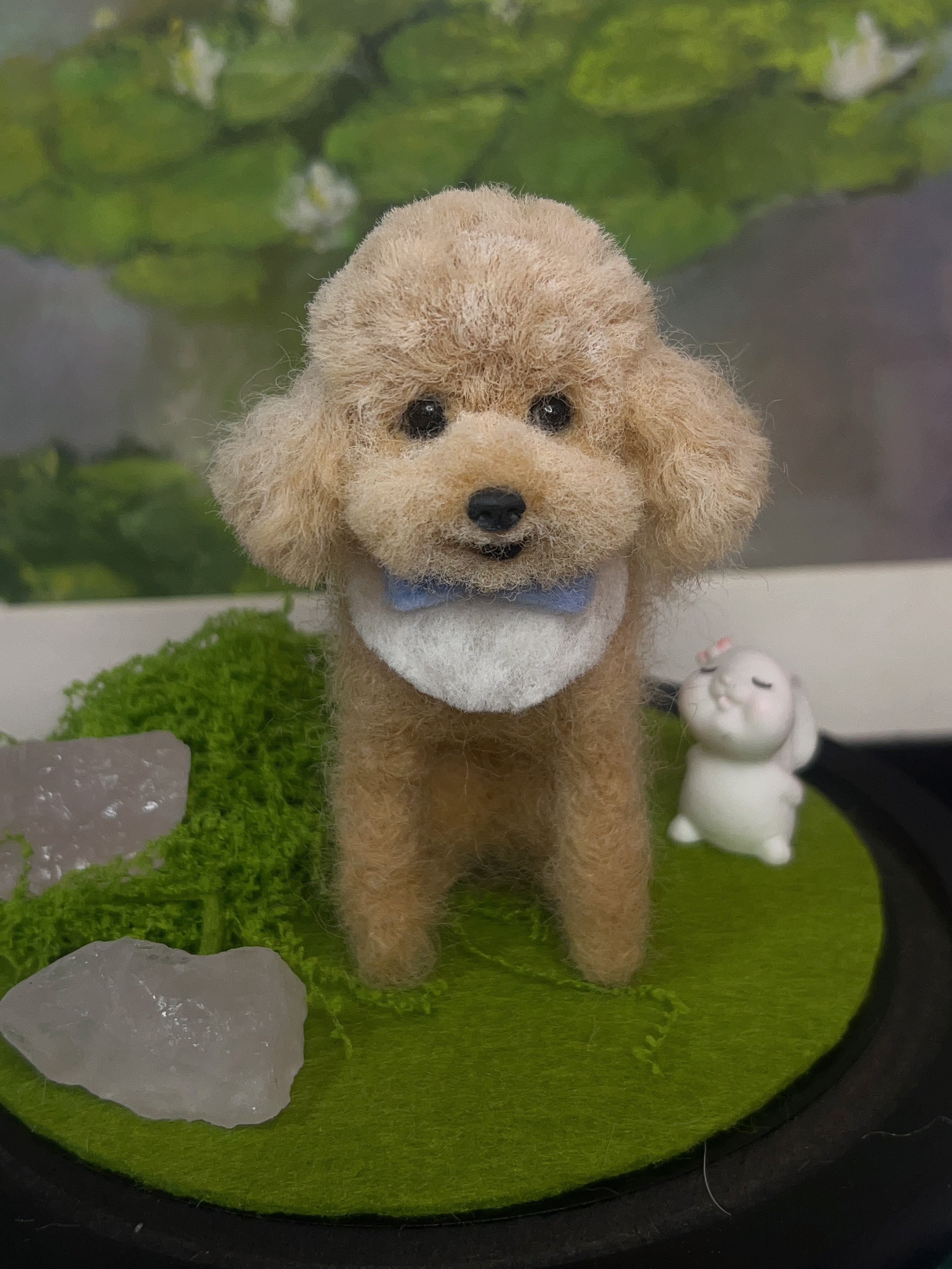 Custom 3D Wool Felt Dog Sculpture, Wool Felted Pet Replica, Needle Felted Pet, Mother's Day Gift, Pet Lover Gift, Pet Memorial